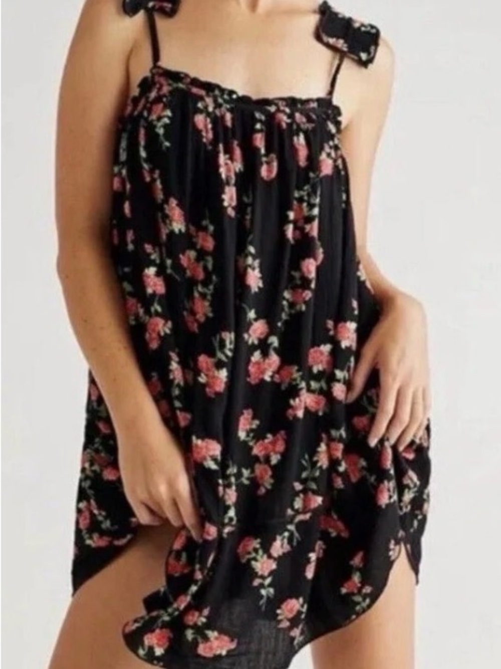 Free People Micro Tunic Mini Dress